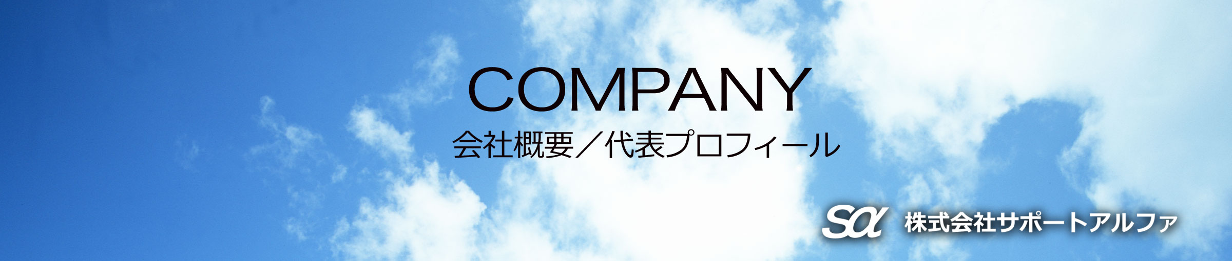 「サポートアルファ」の会社概要